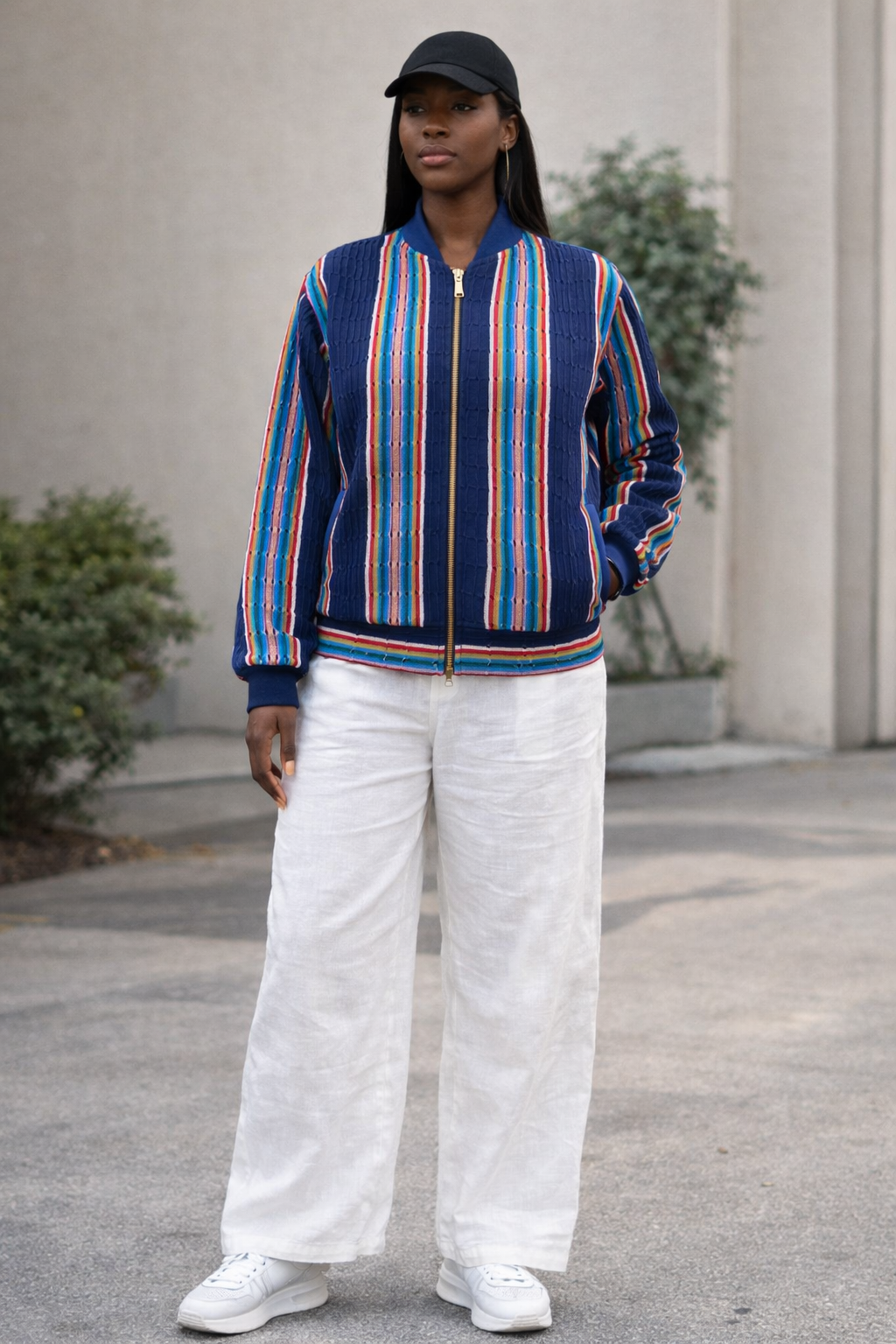 TARA Aso-Oke Bomber Jacket