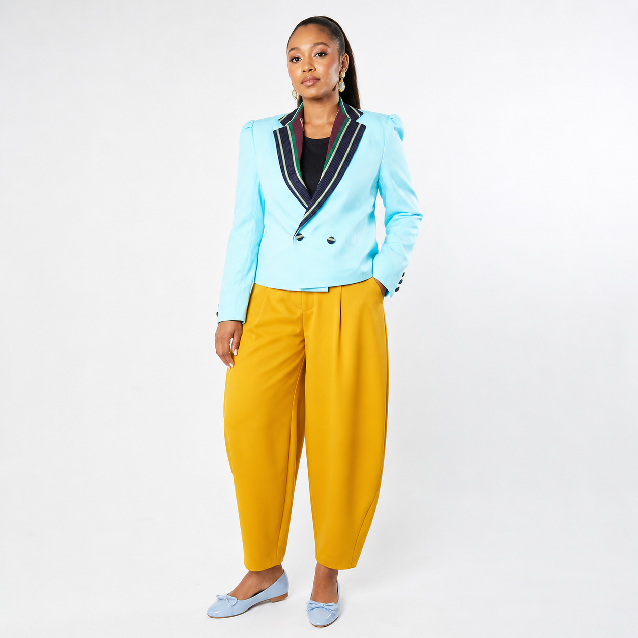 Ebun Jacket | Modern Blazer with Yoruba Aso-Oke | African Luxury Fashion