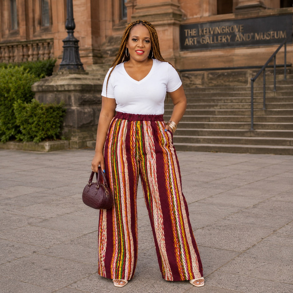 Adebisi Pants | Jawa Aso-Oke African Heritage Trousers