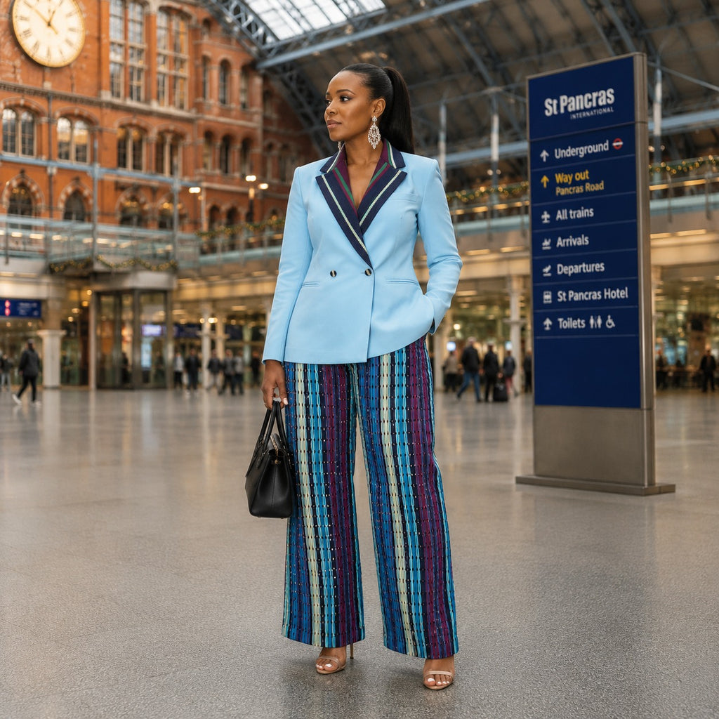Adebisi Pants | Jawa Aso-Oke African Heritage Trousers