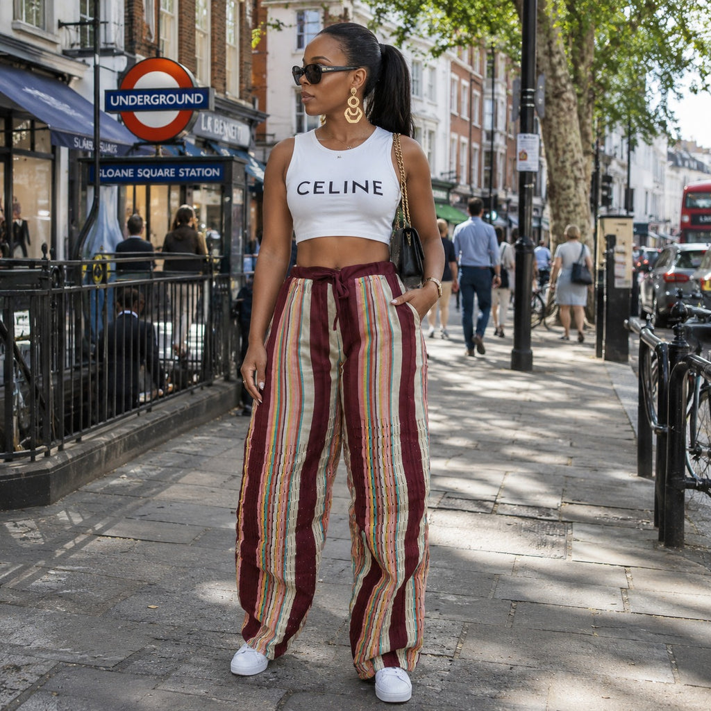 Adebisi Pants | Jawa Aso-Oke African Heritage Trousers