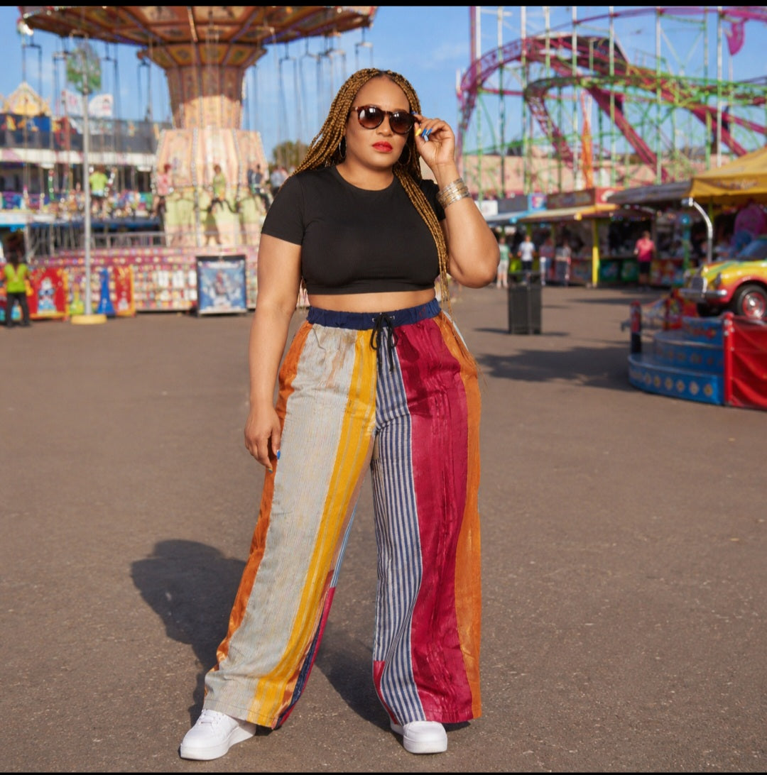 Abiola Pants | Handwoven Aso-Oke Trousers | Yoruba Heritage Fashion